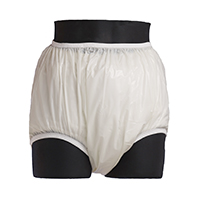 Plastic pants for cloth diapers